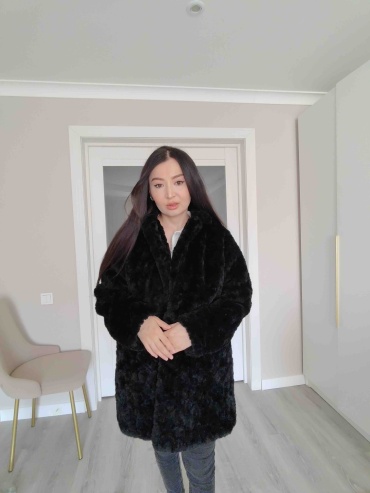 Шуба черный