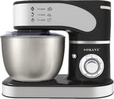 Миксер SOKANY SK-05002 черный, серебристый