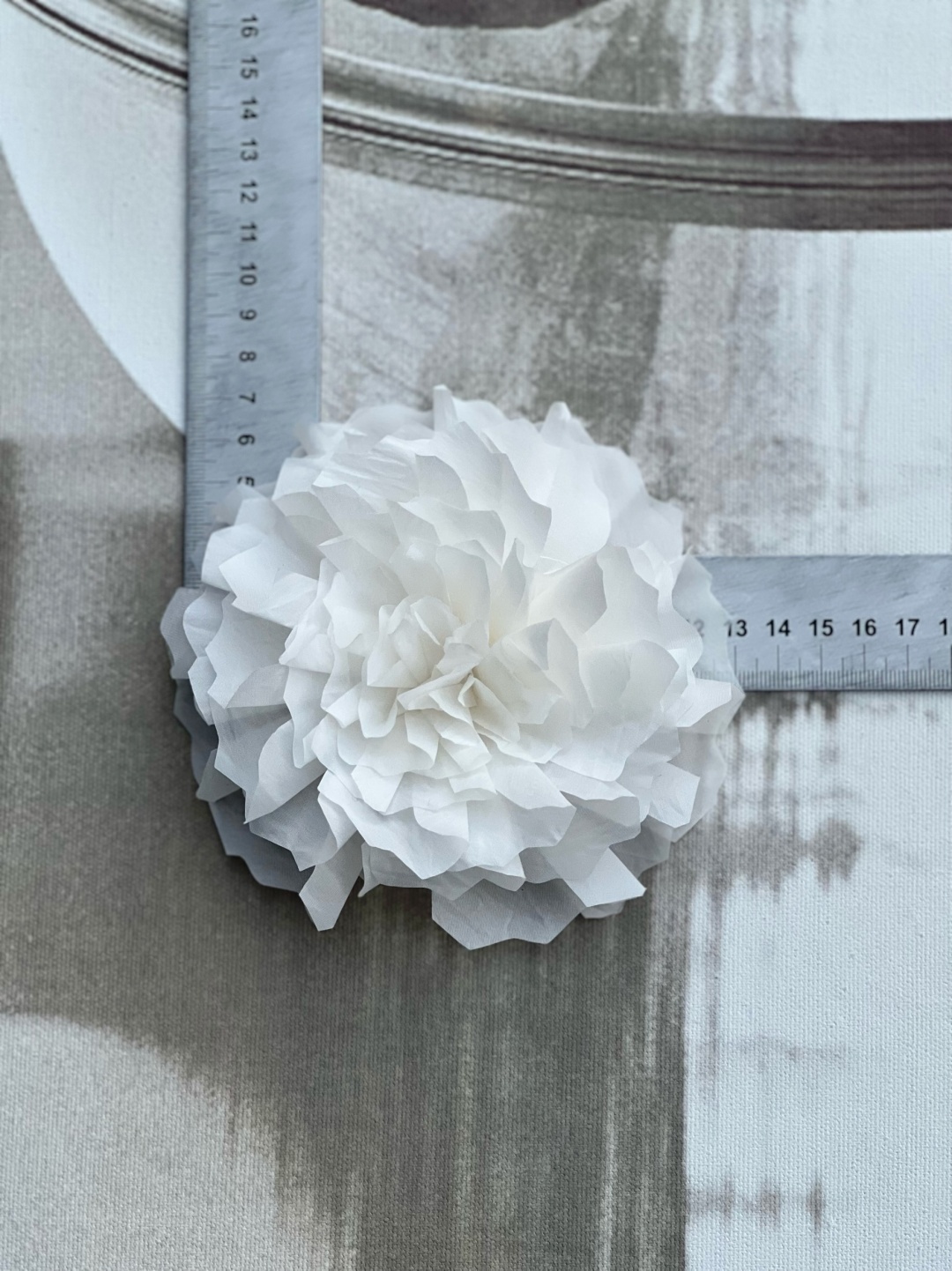 Накладка Strygina Peony Gardenia аксессуар для одежды айвори