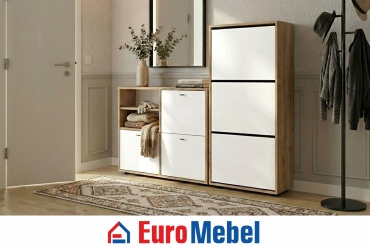 Тумба для обуви Euromebel ОБ 4 156.2x25x119 см, ЛДСП