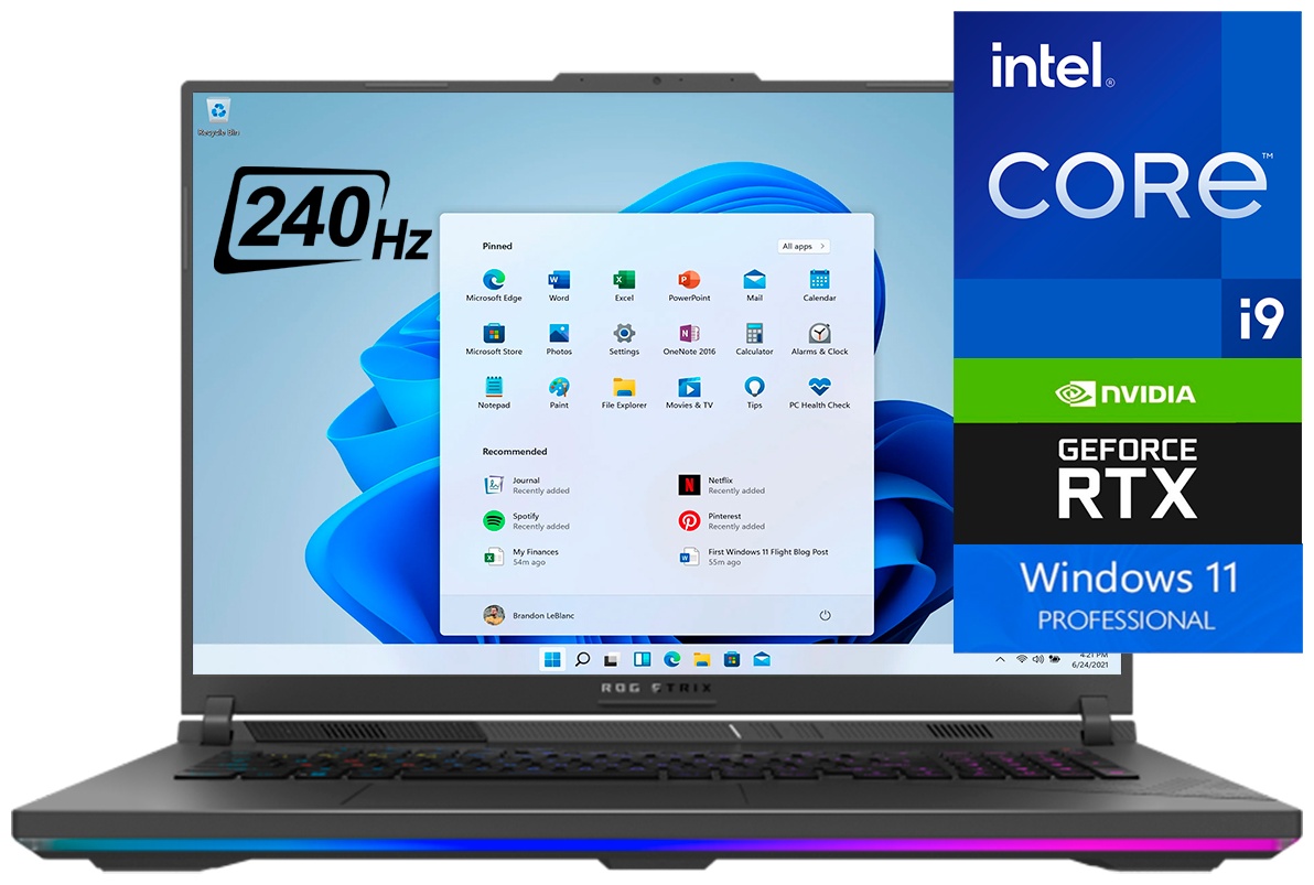 Ноутбук ASUS ROG Strix G18 G814JVR-N6044R" 18" / 16 Гб / SSD 1000 Гб / Win 11 Pro / 90NR0IF6-M00RV0