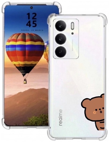 Чехол DiCase для Realme C75, C75x прозрачный