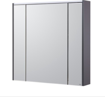 Шкаф зеркальный навесной Roca ZRU9302970, 80x14.5x78 см, белый