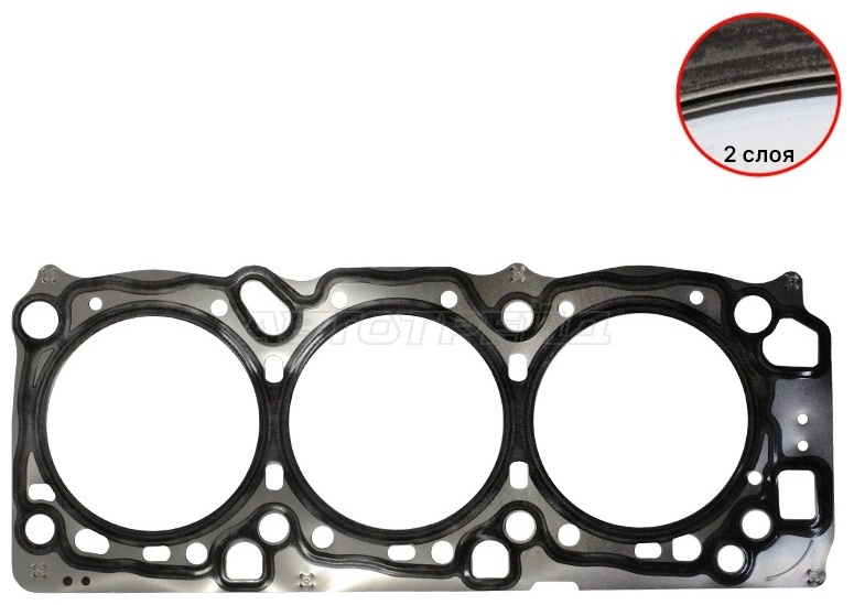 Mitsubishi прокладка головки блока цилиндров MD342390