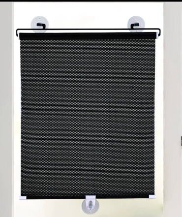 Шторка для окон черный 40x120 см