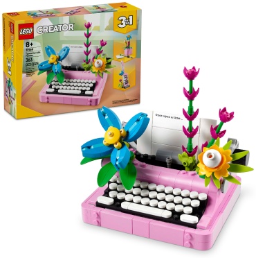 Конструктор LEGO Пишущая машинка с цветами 31169, деталей 363 шт