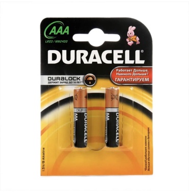 Батарейка AAA Duracell 2 шт