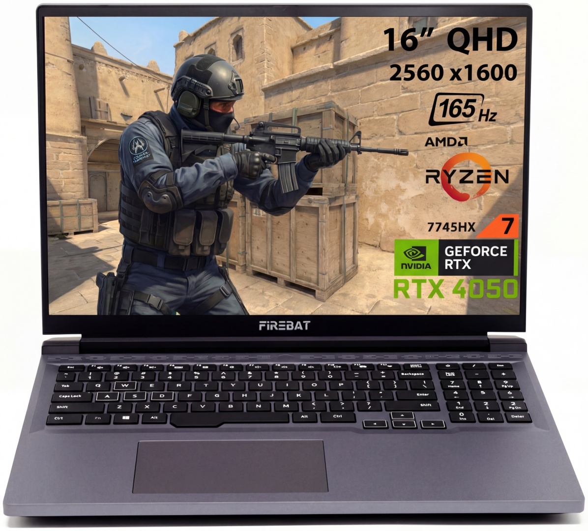 Ноутбук FIREBAT B16 16" / 16 Гб / SSD 512 Гб / Win 11 / 5R7G16F8