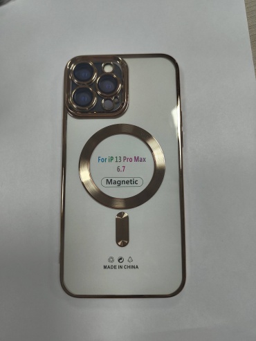 Чехол Akula mobile для Apple iPhone 13 Pro Max золотой