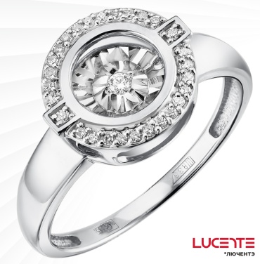 Lucente Бриллианты Якутии 01-02447-03-001-02-03_175 размер 17.5 вес 2.54 г золото, бриллиант