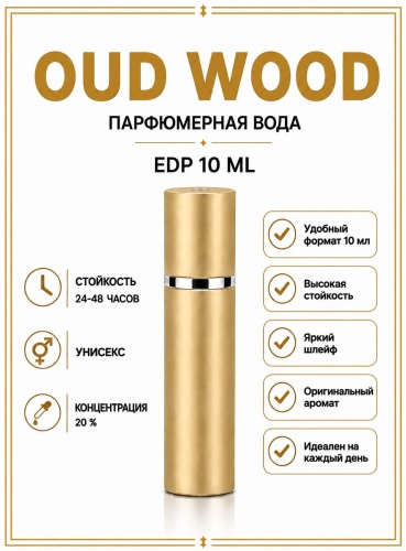 People Shopping Oud Wood парфюмерная вода EDP 10 мл, унисекс