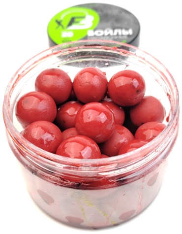 Fishing Band Бойлы варёные насадочные (в дипе) Strawberry 20 мм 200 гр 0227 клубника 0.2 кг