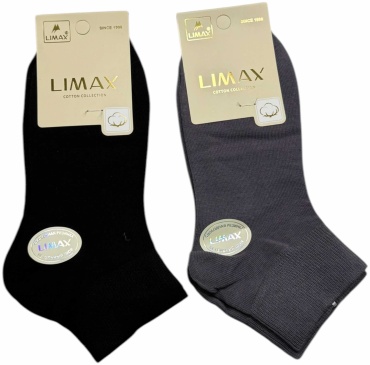 Носки LIMAX 2 пары черный, серый 36-41