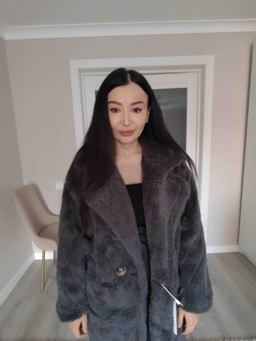 Шуба серый