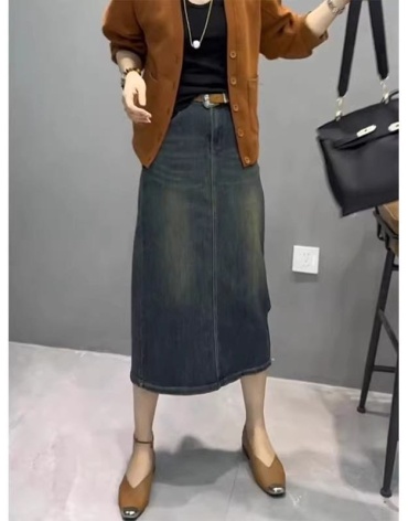 Джинсовая юбка FASHION мультиколор