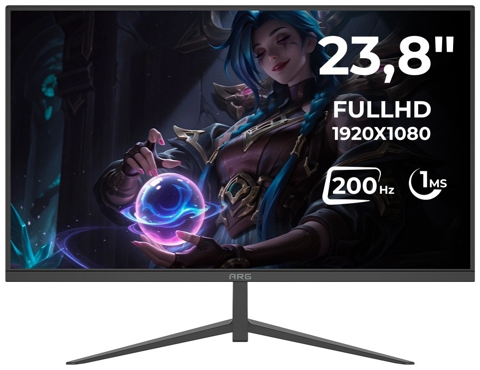 Монитор 23.8" ARG M24R200 черный