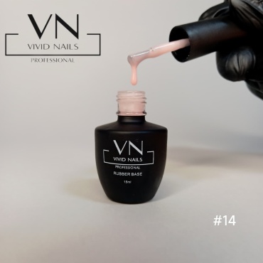 Vivid nails базовое покрытие Nude Base №14 камуфлирующее 15 мл