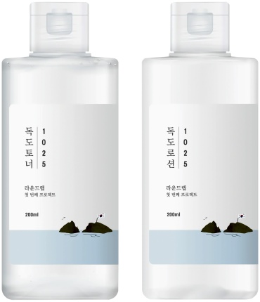 Round Lab 1025 Dokdo Toner + Lotion набор по уходу за лицом унисекс