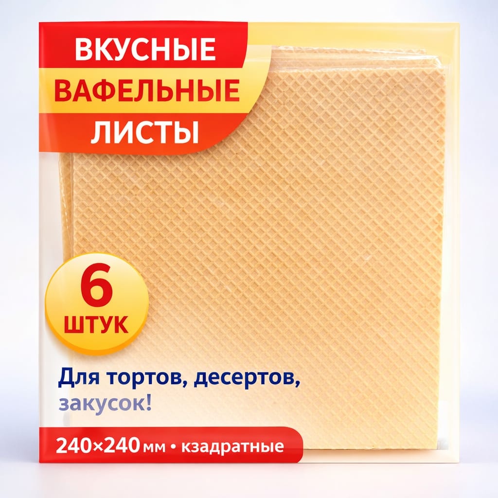 Konditerka.kz вафельные листы 200 г