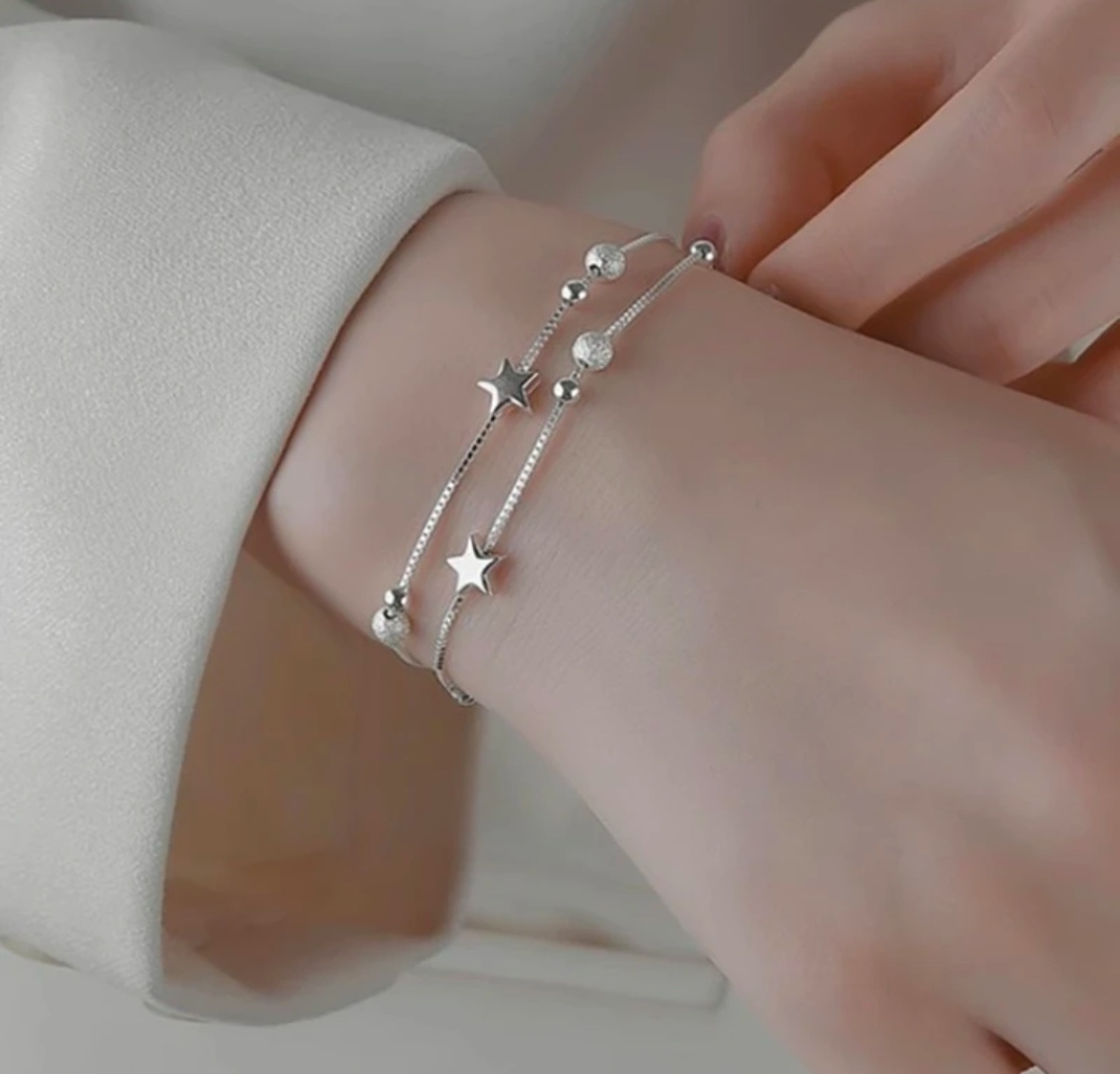 Браслет ACCESSORIZE 1771 длина 20 см, вес 4.7 г серебро, плетение венецианское