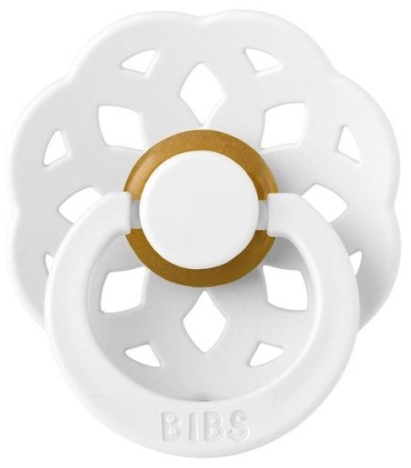 Пустышка BIBS Boheme Latex White 0+ месяцев, 1 шт, белый