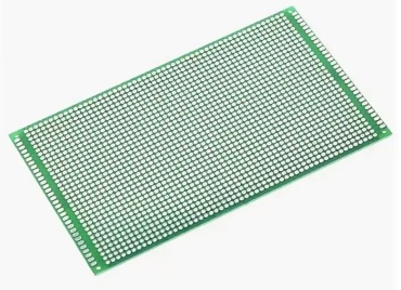Макетная, печатная Двусторонняя монтажная плата 12x18 см