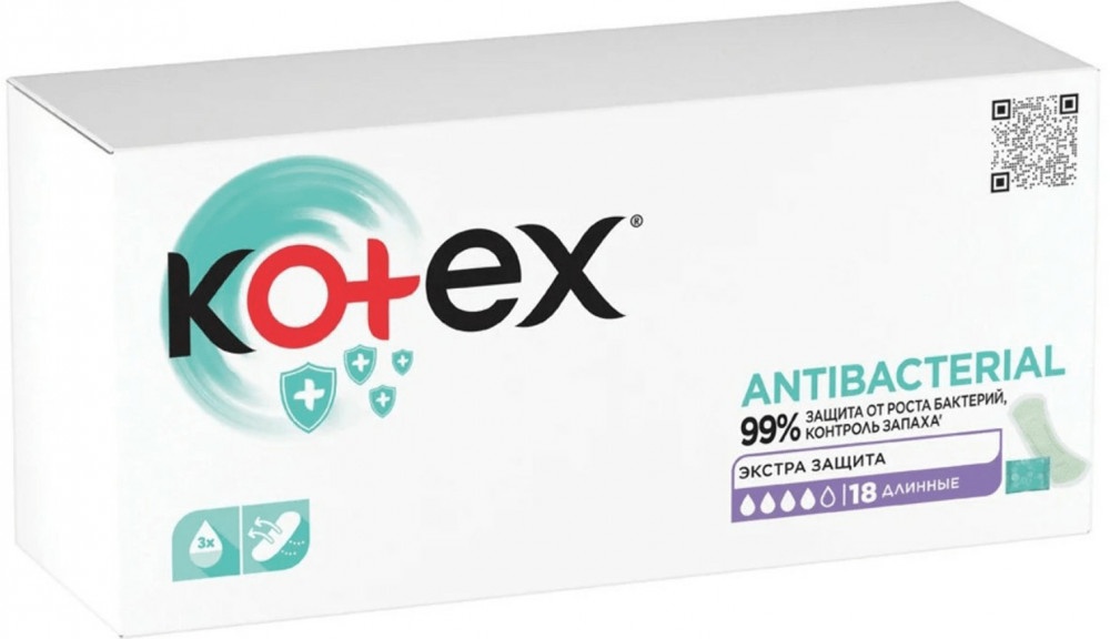 Kotex прокладки ежедневные 5029053549156 18 шт