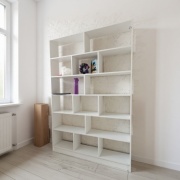 Стеллаж напольный " spektr ", 120x21x200 см, белый