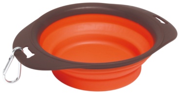 Дорожная миска M-Pets 10552099 420 мл оранжевый