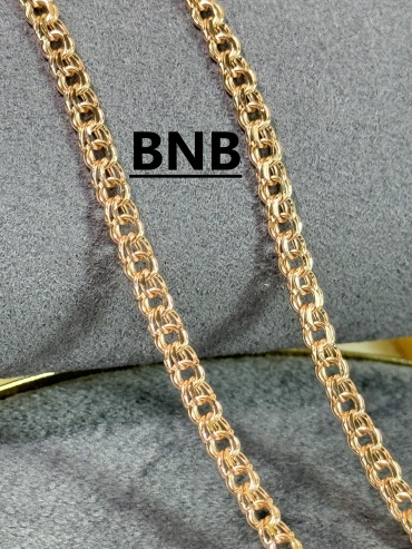 BNB BNB_НЦ00439 длина 60 см, вес 8.85 г золото, плетение бисмарк