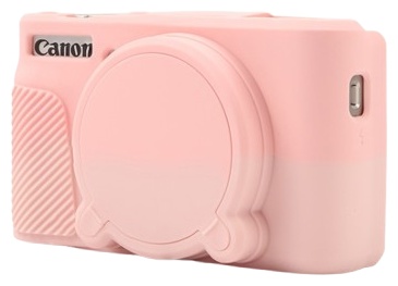 Чехол MAMEN для Canon PowerShot SX740 HS розовый