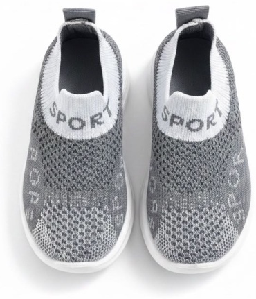 Слипоны Kids shoes серебристый
