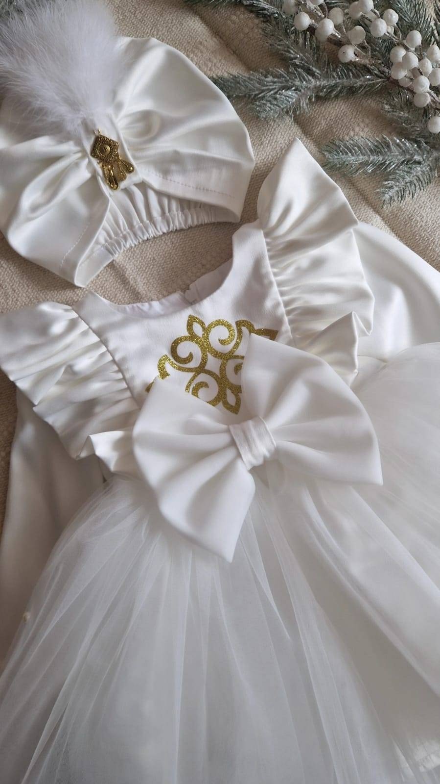 Нарядное платье Amina Wear белый