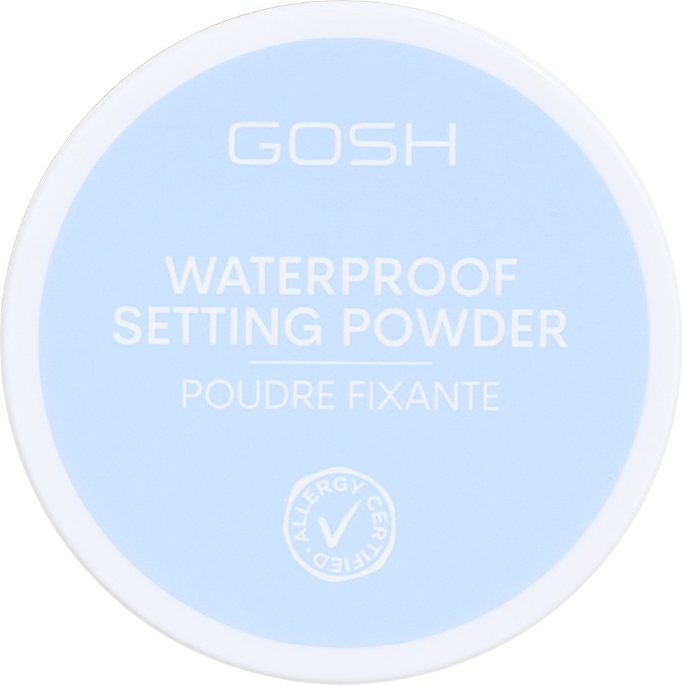 Пудра GOSH Waaterproof Setting Powder рассыпчатая 01 Transparent светло-бежевый