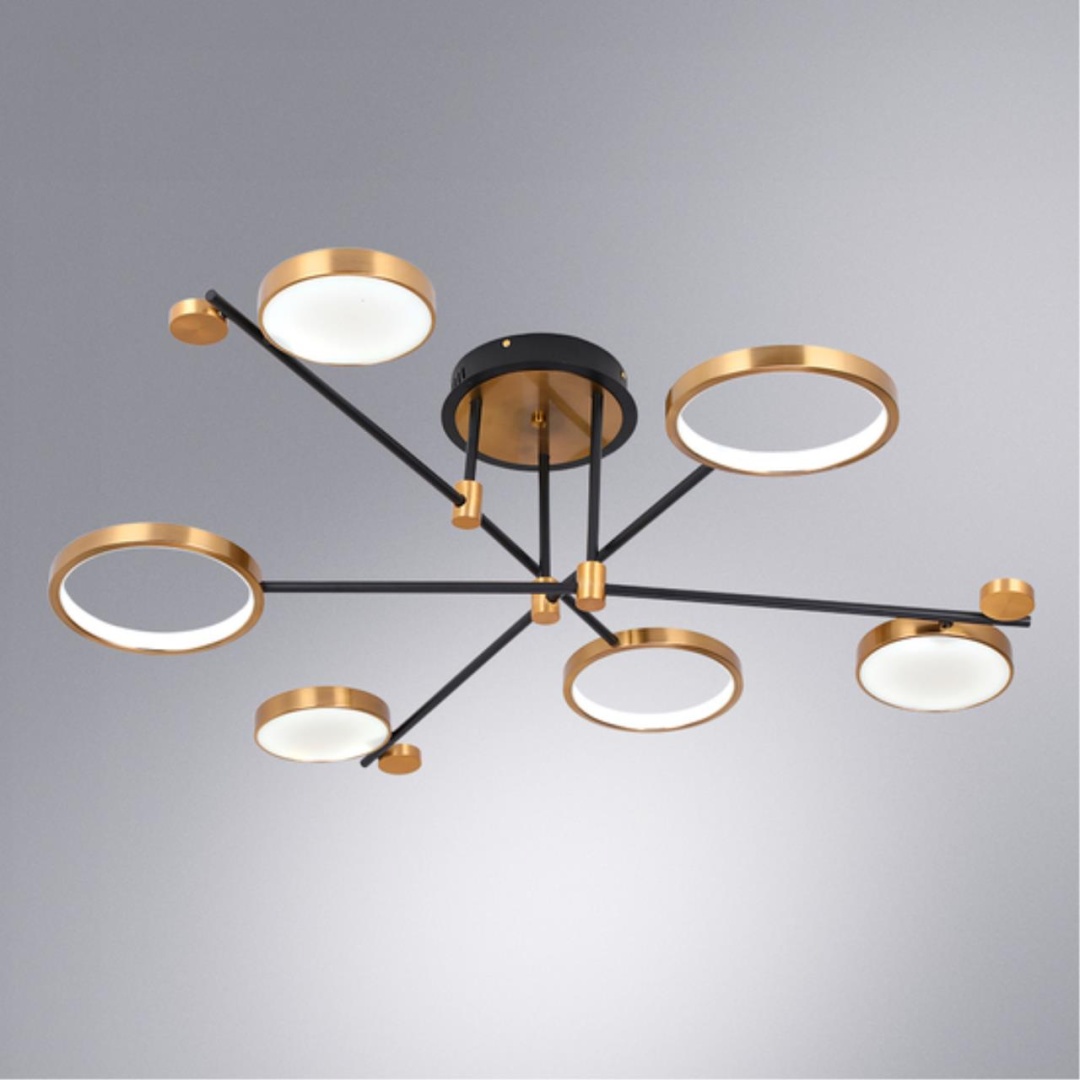Люстра подвесная LED, кол-во ламп: 6 шт