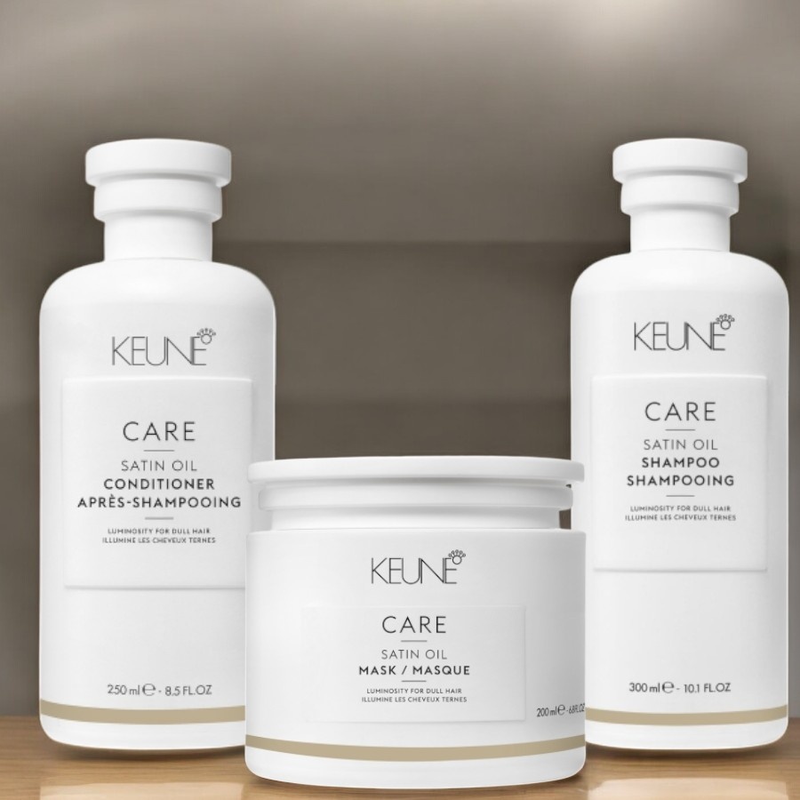 Keune Satin Oil набор по уходу за волосами для женщин