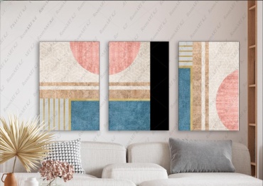 Room Art KZ модульная картина Геометрическая живопись 160x80 см