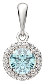 Подвеска Lucente Silver ZO-0440862 вес 1.03 г серебро, фианит