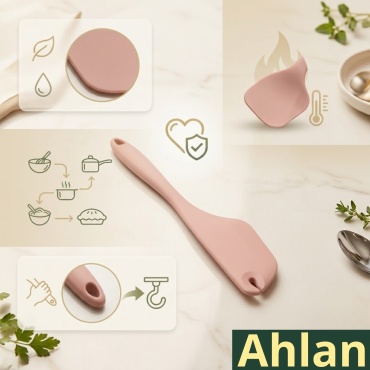 Лопатка Ahlan силикон, 1 шт