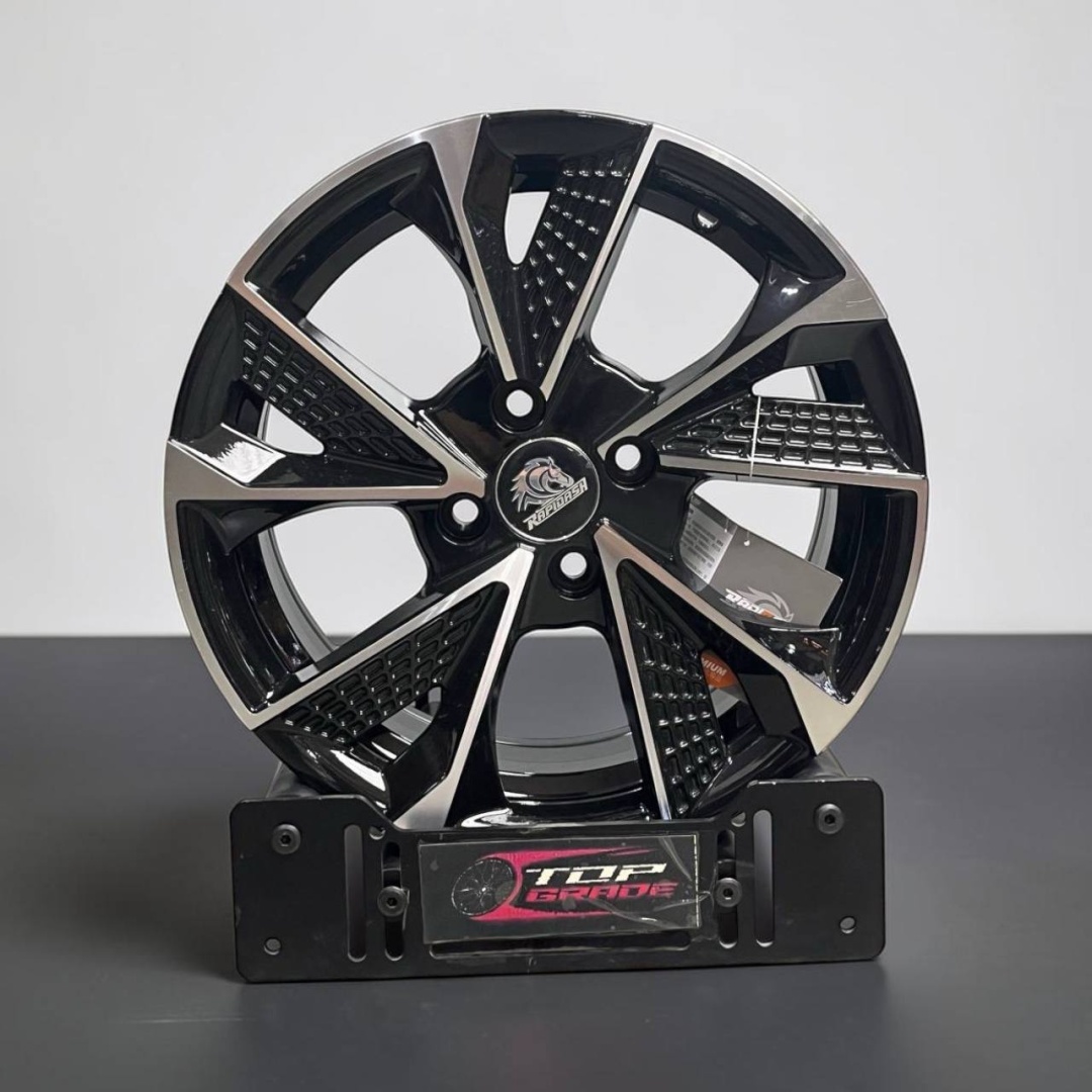 Top Grade AXM 1081 6.5x15/4x100 D67.1 ET35 4 диска черный, серебристый