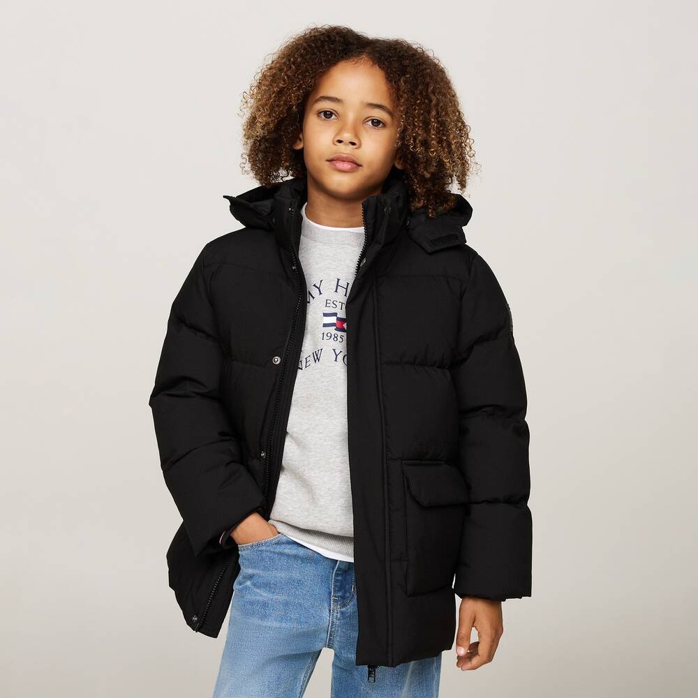 Зимняя куртка Tommy Hilfiger черный