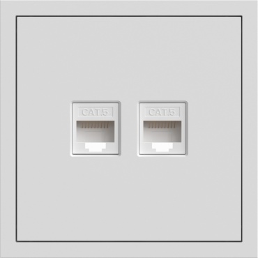 TOT Electric встраиваемая AB-43, компьютерный (RJ45) цвет белый