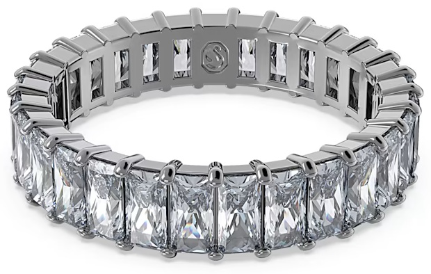 Кольцо Swarovski размер 17.2 ювелирный сплав, кристаллы Swarovski, цирконий