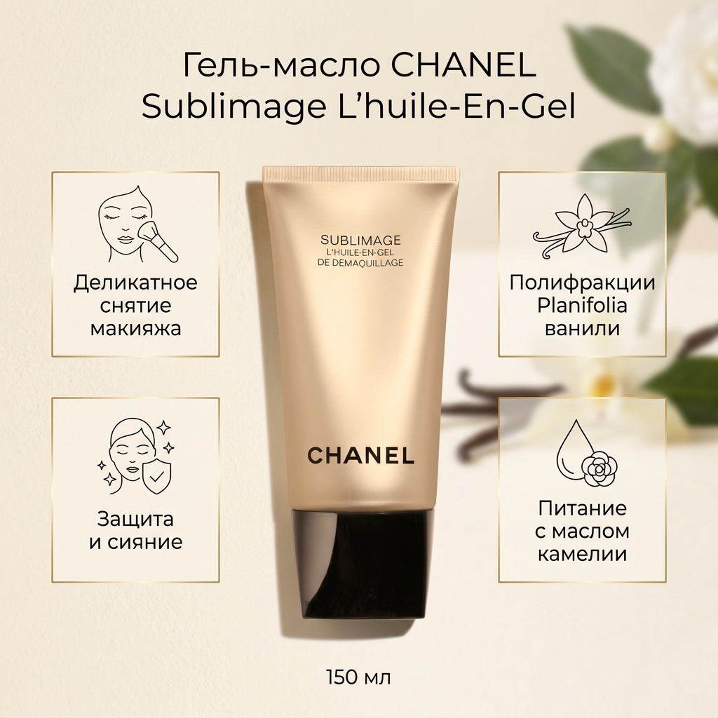 CHANEL Sublimage L'huile-En-Gel De Demaquillag гель-масло 150 мл