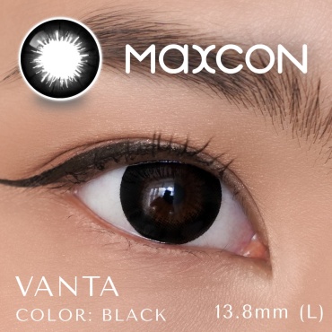 Контактные линзы MAXCON Vanta Black -2.50 кривизна 8.6 на год 2 шт