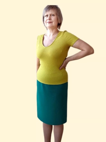 Юбка карандаш Irina Kholodova зеленый