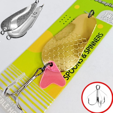 Шумовая блесна VitFishing SPOON22009-05 28g незацепляйка 1 шт
