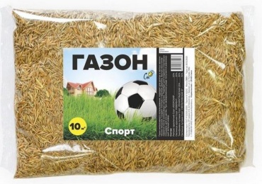 Газон спортивный Садовый Шмель теневыносливый, подходит для детей 10 кв.м 0.3 кг