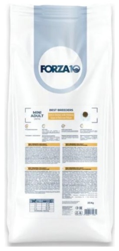 Forza 10 Best Breeders Mini Adult 26/14 с курицей и картофелем для взрослых мелких пород 20 кг