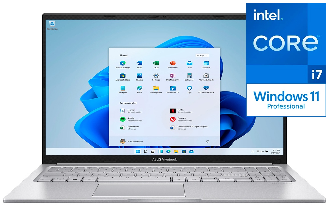 Ноутбук ASUS X1504VA-BQ542G 15.6" / 24 Гб / SSD 1000 Гб / Win 11 Pro / 90NB10J2